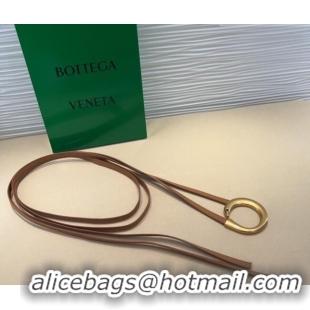 Top Quality Bottega Veneta Sardine Calfskin Waist Belt 2011025 Brown 2025