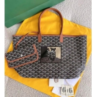 Modern Classic Goyard Saint Louis PM Bag with Bulldog Print 2055 Brown 2026