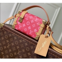 Shop Best Louis Vuitton Side Trunk PM Bag in Monogram Origine Rose Ruban Canvas M27784 2026