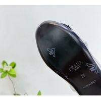 Best Grade Prada Nappa leather ballerinas flat with bow Silver 1F322O 0227119