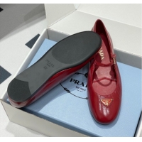 Best Price Prada Patent Leather ballerinas flat Red 1F793N 0227125