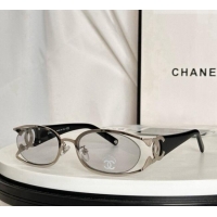 Famous Brand Chanel Sunglasses CH4024 Silver/Black 2026
