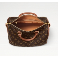 Top Grade Louis Vuitton Monogram Canvas Speedy Soft 30 Boho Bag N87212