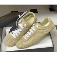 Unique Style Prada Montecarlo Re-Edition 2005 suede and Re-Nylon sneakers Beige 1E247O 60228068