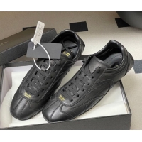 Pretty Style Prada Montecarlo Re-Edition 2005 Leather sneakers Black 1E247O 60228070