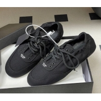 Top Grade Prada Collapse Canvas Sneakers Black 1E989N 0228076
