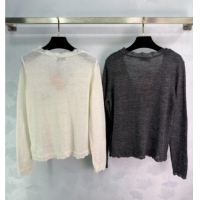 Unique Discount Miu Miu Mohair and Wool Cardigan MM020607 White 2026