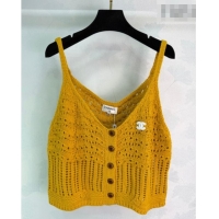 ​Good Looking Chanel Wool Knit Vest CH020636 Yellow 2026