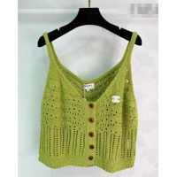 ​Grade Design Chanel Wool Knit Vest CH020636 Green 2026