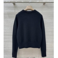 ​Well Crafted Dior Wool Sweater with Bow DR020656 Black 2026