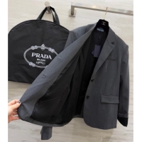 Famous Brand Prada Jacket PR020656 Grey 2026