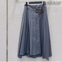 Famous Brand Louis Vuitton Skirt LV020601 Grey 2026