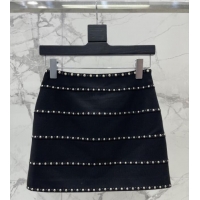 Good Looking Versace Studs Mini Skirt 0206 Black 2026