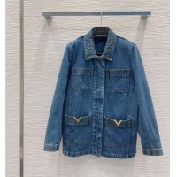 Top Grade Valentino Denim Jacket V030304 Blue 2026
