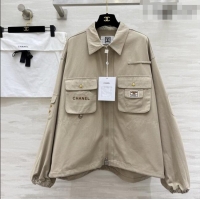 Fashion Discount Chanel Jacket CH030309 Khaki 2026