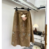 Best Price Miu Miu Suede Vest V030308 Brown 2026