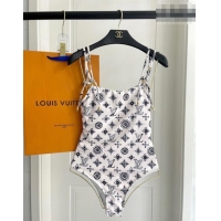 ​Big Discount Louis Vuitton Monogram Swimsuit 0723 White 2025