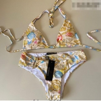 Market Sells Discount Versace Bikini 0723 Yellow 2025