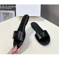 Grade Quality Celine Coast Flat Slides Sandal in Lambskin Leather 0227010 Black 2026