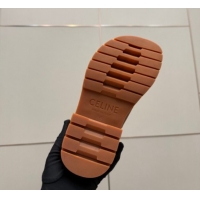 Low Price Celine Platform Slides Sandal in Calfskin Leather 0227018 Brown 2026