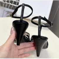 Top Design Celine Cage Heeled Sandals 6cm in Calfskin Leather Black 0227022 2026