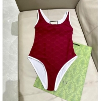 ​Famous Brand Gucci GG Swimsuit 0723 Red 2025