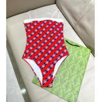 ​Top Grade Gucci Printed Swimsuit 0723 Red 2025