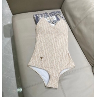 ​Grade Promotional Dior Oblique Swimsuit 0723 Beige 2025