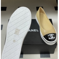 Classic Hot Chanel Lambskin Flat Shoes CH021301 Beige 2026