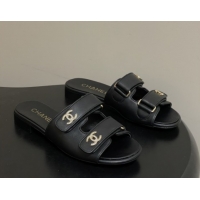Most Popular Chanel Mules Sandal in Lambskin G47043 Black 2026