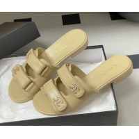 Cheap Price Chanel Mules Sandal in Lambskin G47043 Beige 2026