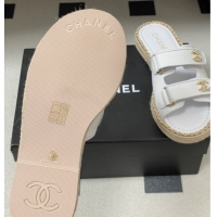 Durable Chanel Mules Sandal with Chain White Lambskin 6022811 2026