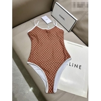 Free Shipping Discount Celine Swimwear DG030605 Brown 2026
