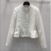Top Grade Dior Wool Cotton Jacket DR031002 White 2026