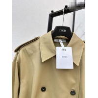 Buy Fashionable Dior Trench Coat D031010 Khaki 2026