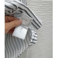 Modern Classic Chanel Striped Cotton Shirt CH031103 Grey 2026