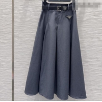 Famous Brand Prada Long Skirt PR031103 Grey 2026