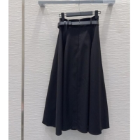 Grade Quality Prada Long Skirt PR031103 Black 2026