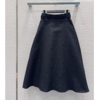 Spot Bulk Dior Long Skirt DR031102 Black 2026