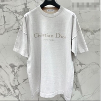 ​Reasonable Price Dior Cotton T-Shirt DR0311012 Light Grey 2026