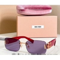 Buy Cheapest Miu Miu Sunglasses MU168AV Purple 2026