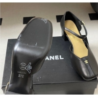 Unique Style Chanel Lambskin & Patent Leather Mary Janes Pumps 4.5cm CH030611 Black 2026
