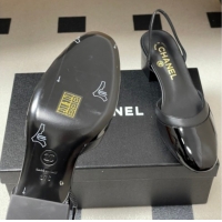 Charming Chanel Lambskin & Patent Calfskin Leather Pumps 4.5cm G47175 Black2 2026