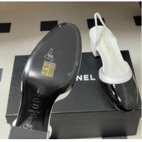 Hot Style Chanel Lambskin & Patent Calfskin Leather Pumps 4.5cm G47175 Black/White 2026