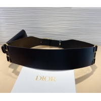 Top Grade Dior Saddle Leather Belt Bag with Pouch 7056 Black 2025