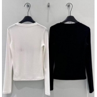 Hot Sell Cheap Yves Saint Laurent Long T-shirt Y9632 White