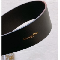 Top Quality Dior Calfskin Belt 5cm D71122 Black/Gold 2025