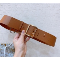 Top Grade Dior Calfskin Belt 5cm D71125 Brown 2025