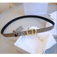 Good Product Dior CD Calfskin Belt 2cm C71203 Grey 2025