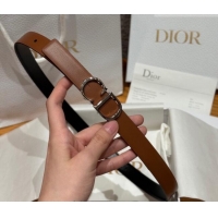 Trendy Design Dior CD Buckle Reversible Belt 2cm in Smooth Leather DR2012025 Brown 2025
